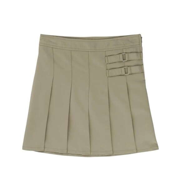 French Toast Girls School Uniform Skort Skirt Skater Khaki Girls 10 - Picture 1 of 7